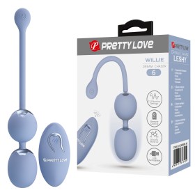 Silikonske vaginalne kuglice Pretty Love Willie sa vibracijom i daljinskim upravljanjem BI 14548W  A5